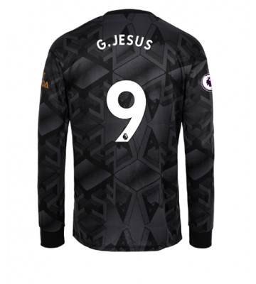 Arsenal Gabriel Jesus #9 Bortedrakt 2022-23 Langermet